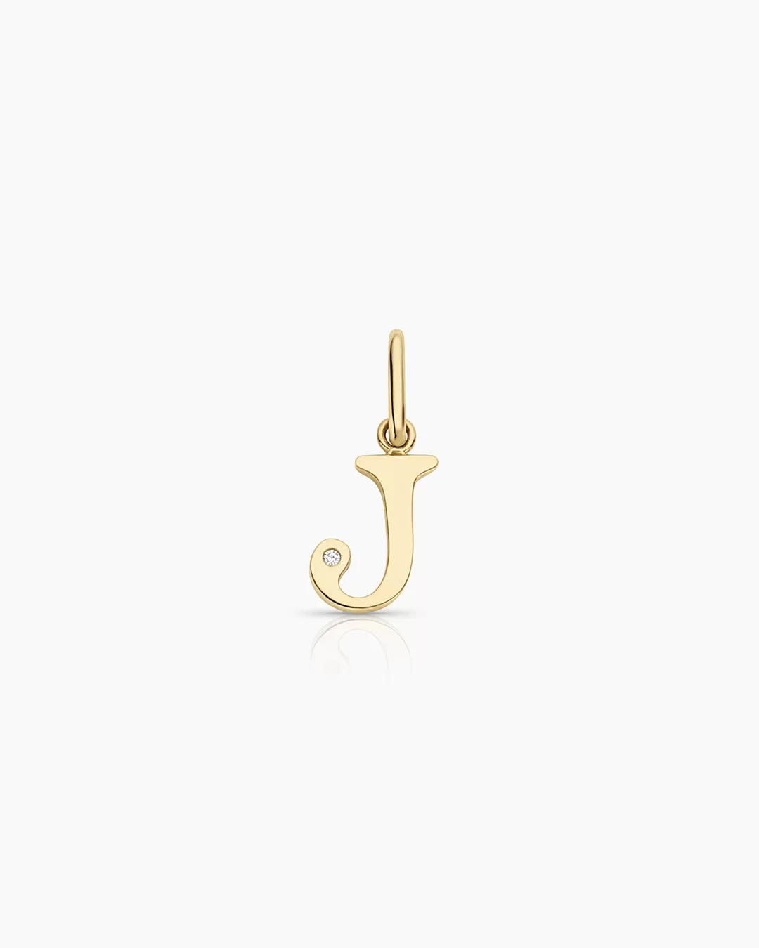 Diamond Vintage Alphabet Charm