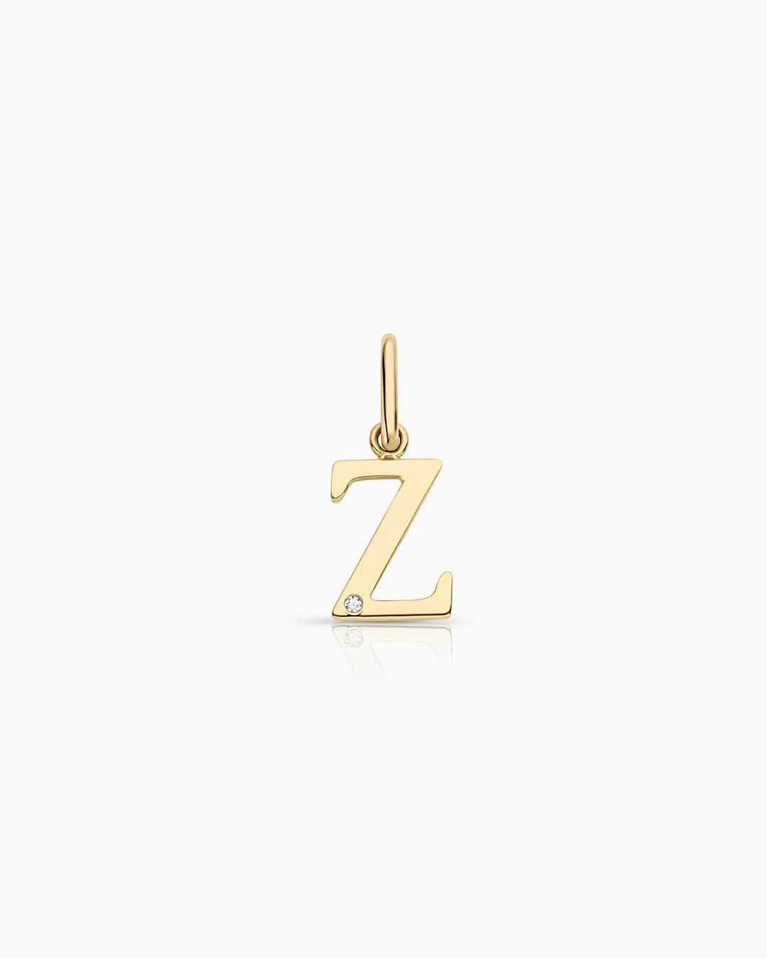 Diamond Vintage Alphabet Charm