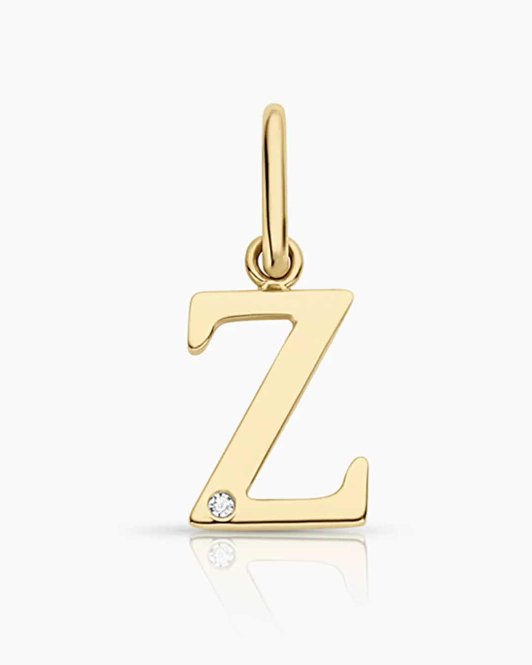 Diamond Vintage Alphabet Charm