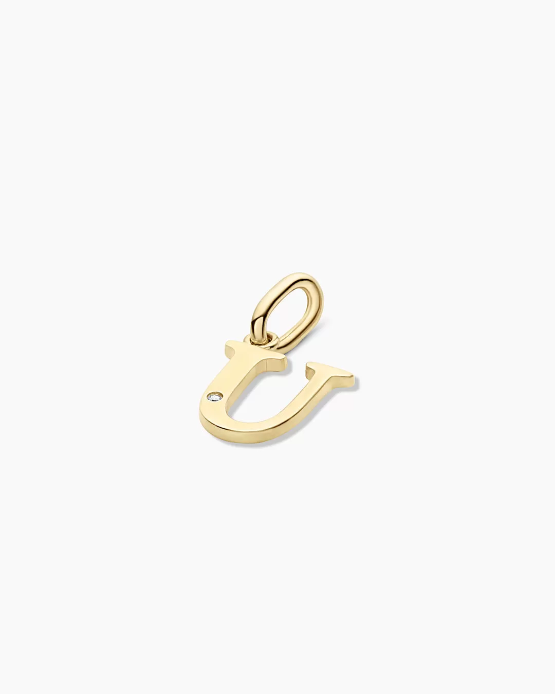 Diamond Vintage Alphabet Charm