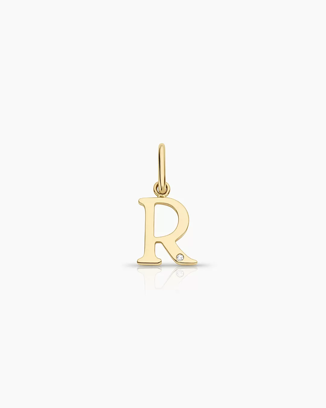 Diamond Vintage Alphabet Charm