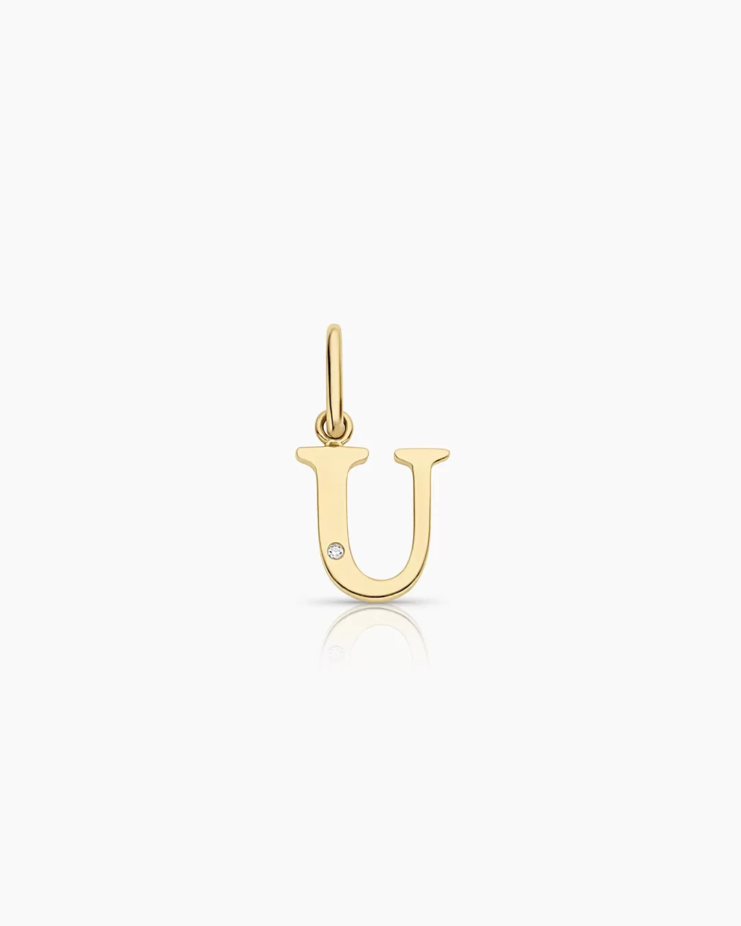 Diamond Vintage Alphabet Charm