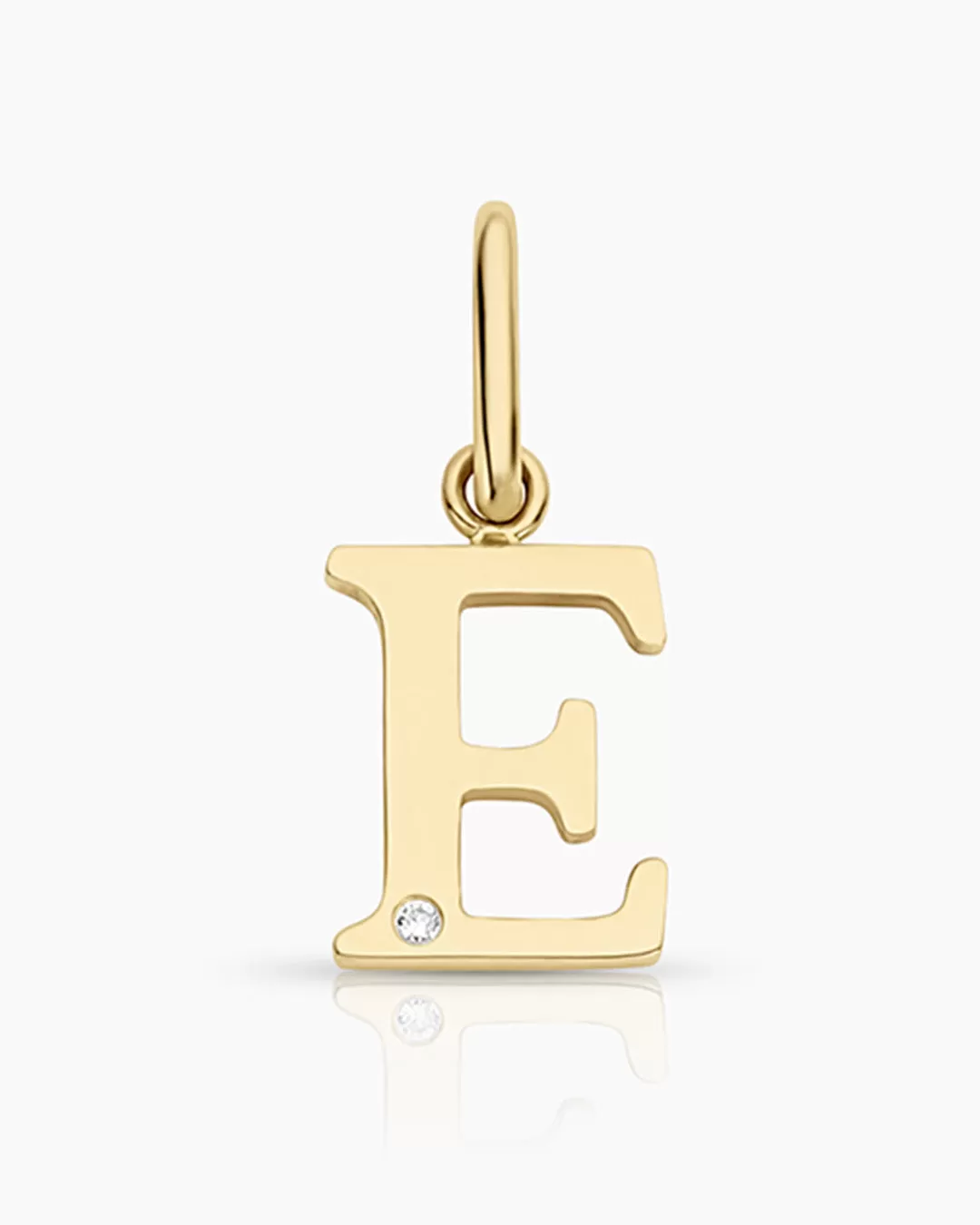 Diamond Vintage Alphabet Charm