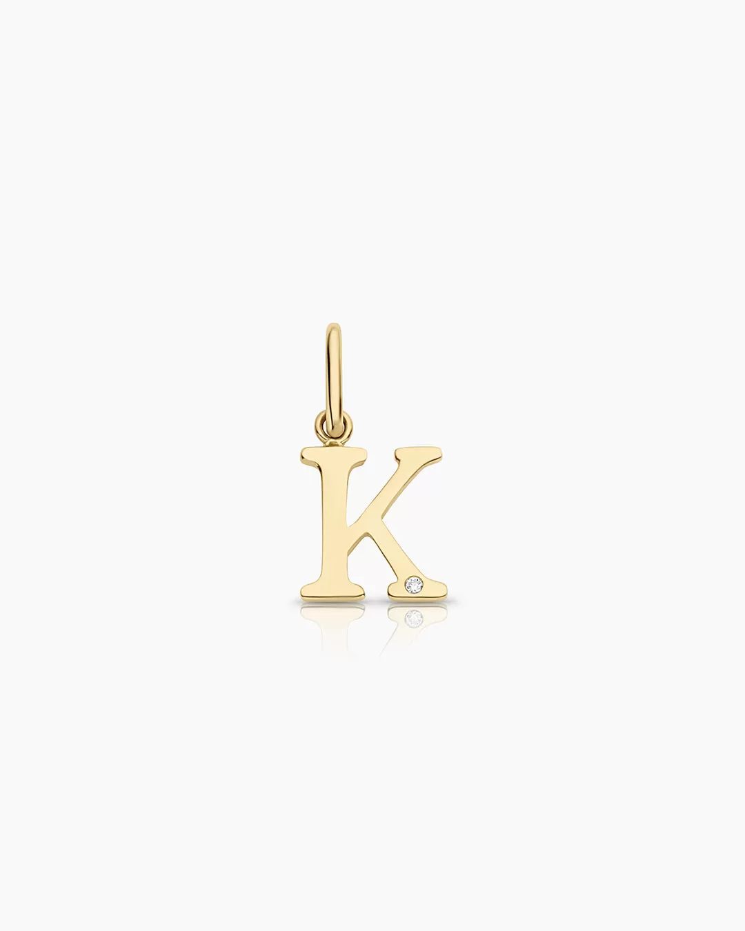 Diamond Vintage Alphabet Charm