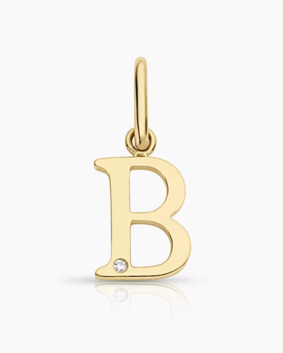 Diamond Vintage Alphabet Charm