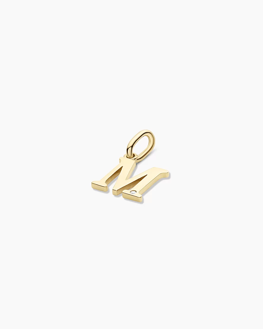 Diamond Vintage Alphabet Charm