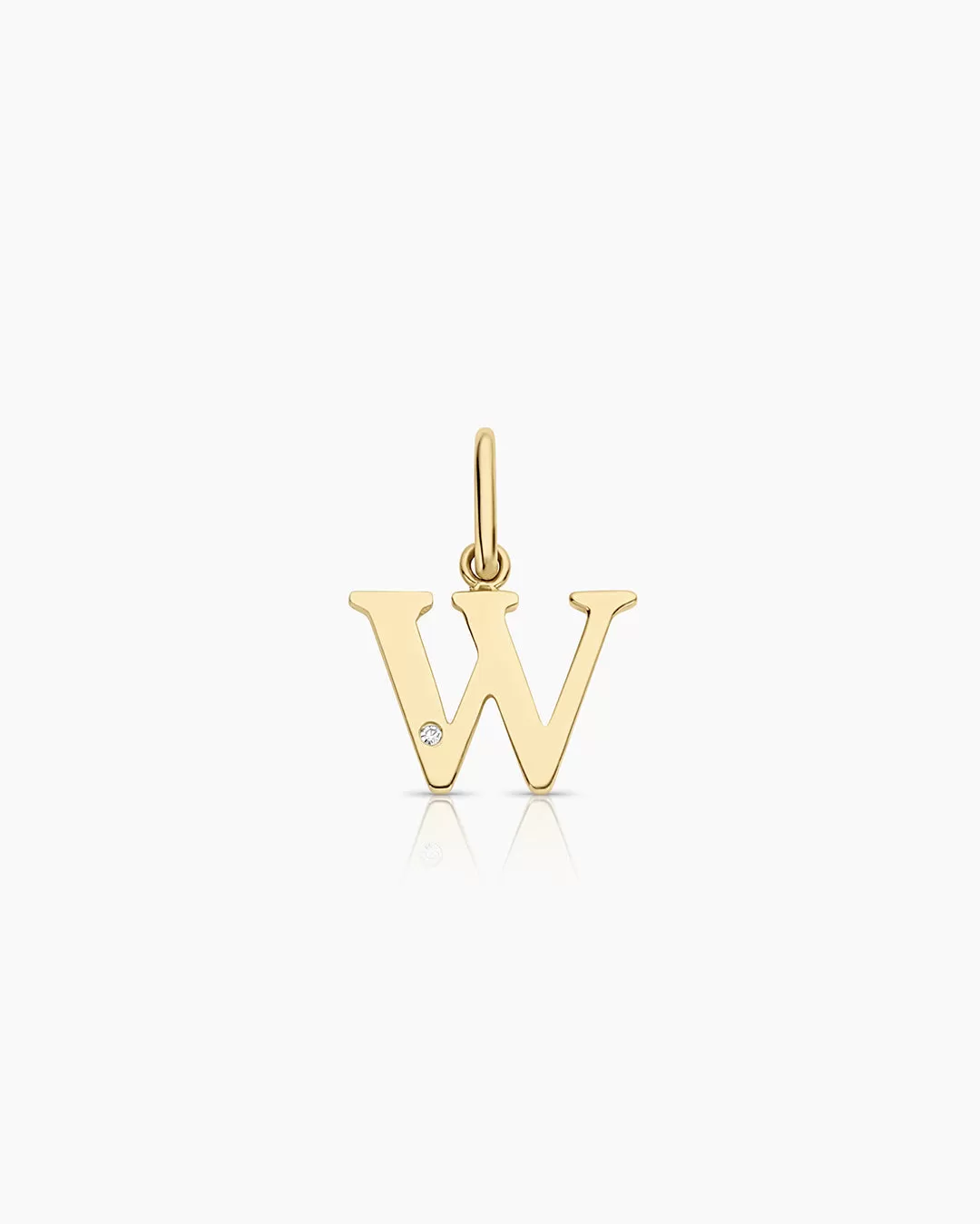 Diamond Vintage Alphabet Charm