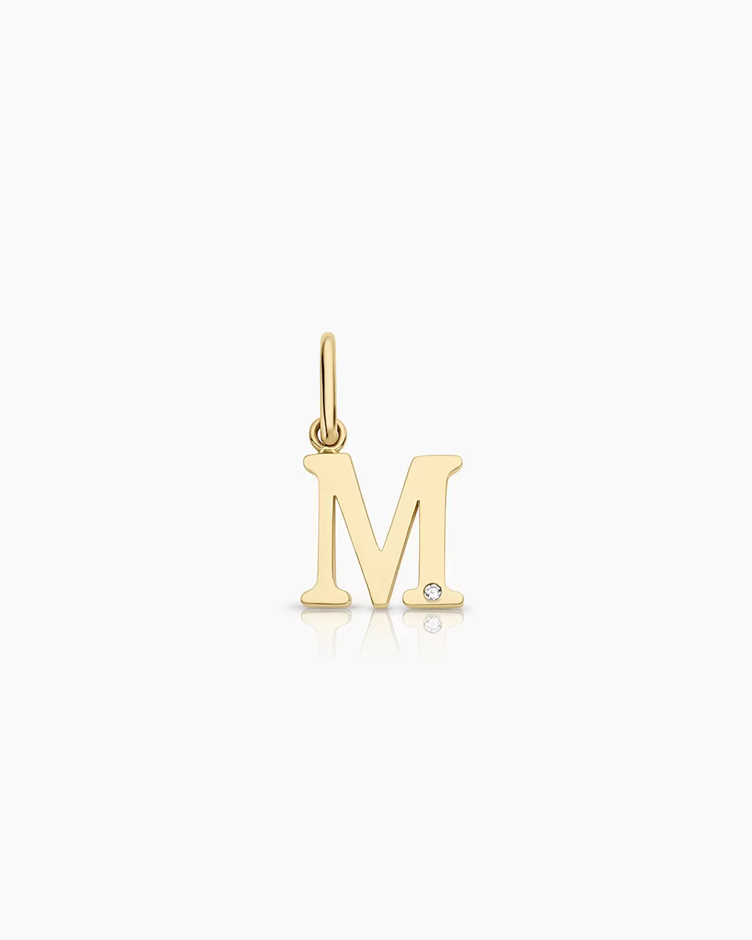 Diamond Vintage Alphabet Charm