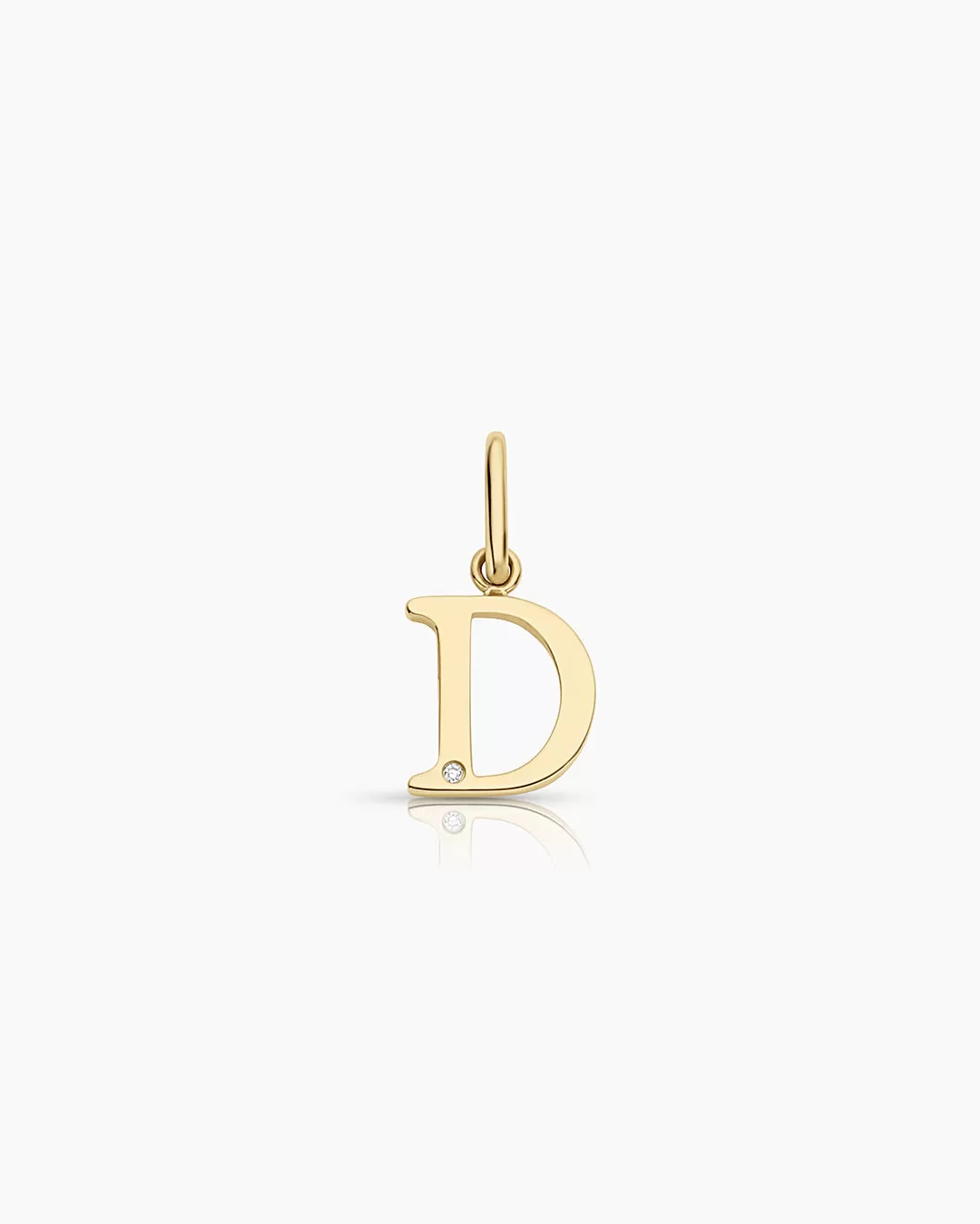 Diamond Vintage Alphabet Charm