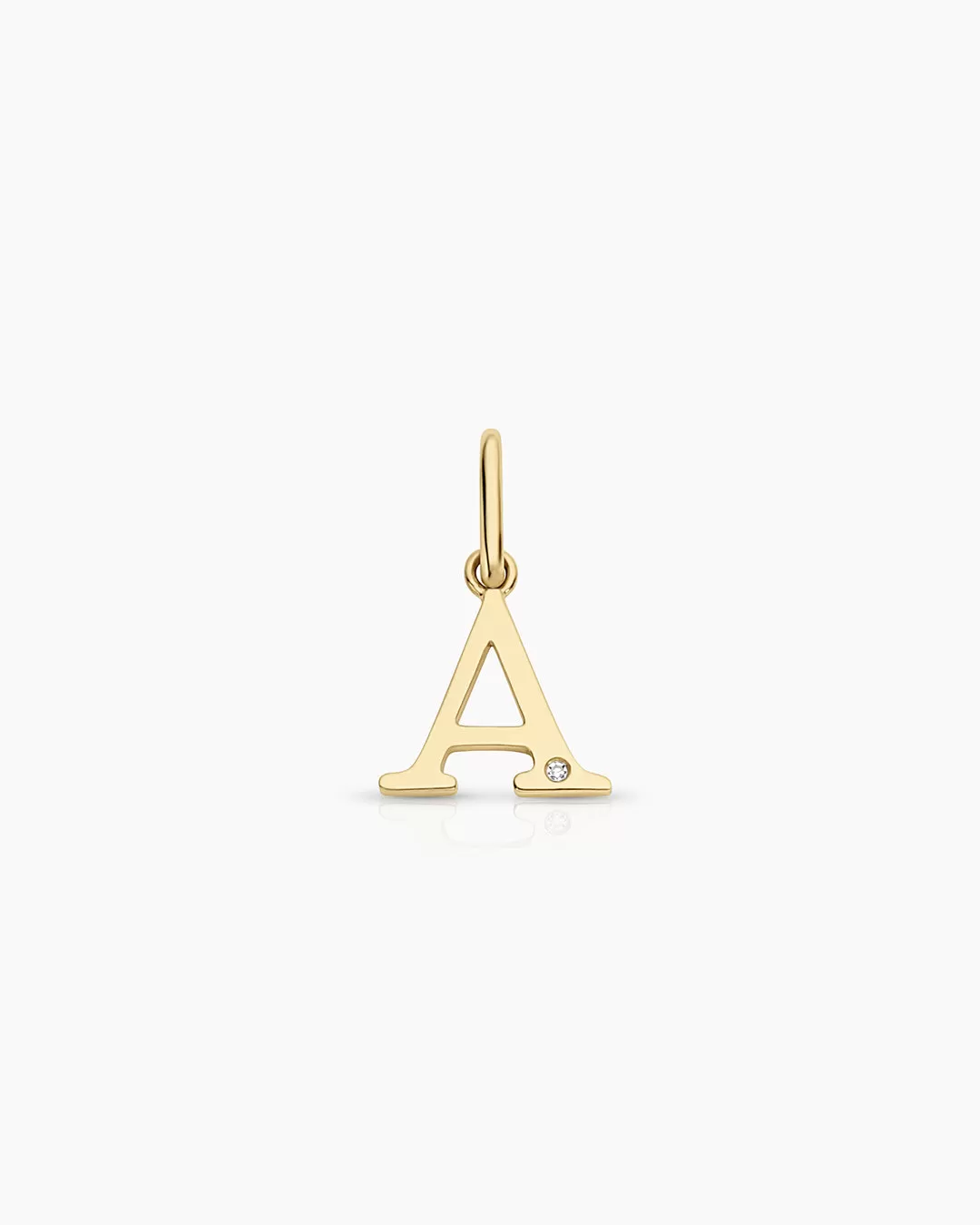 Diamond Vintage Alphabet Charm