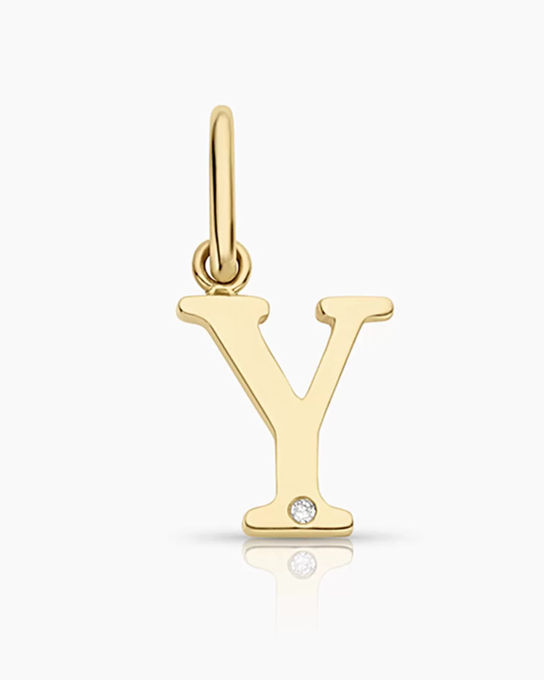 Diamond Vintage Alphabet Charm