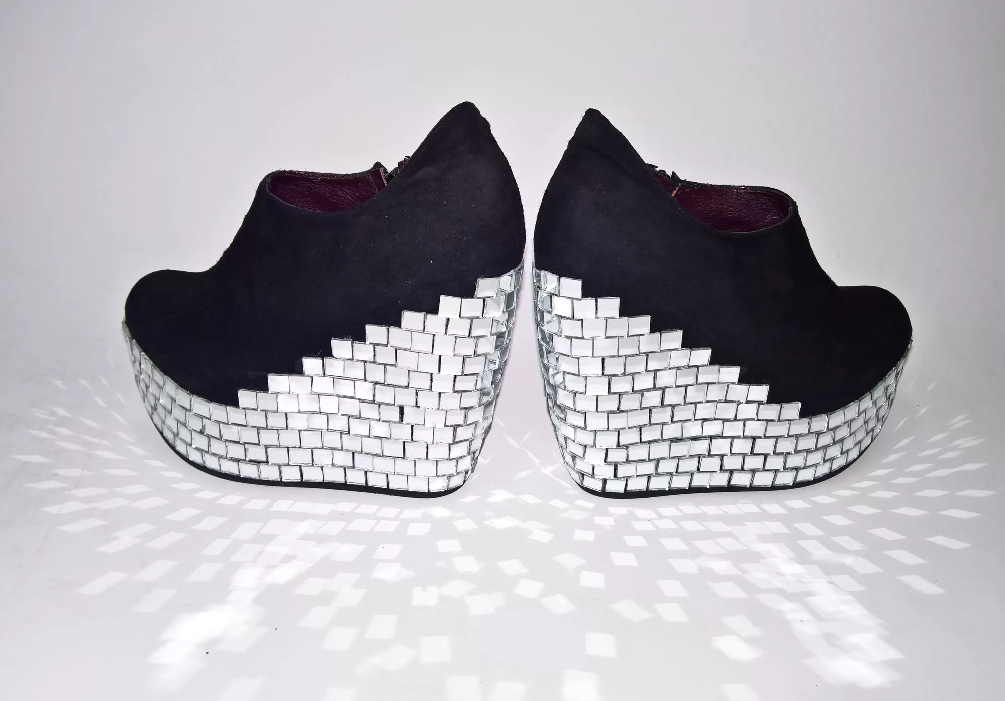 Disco MIRROR BALL Platform Shoes