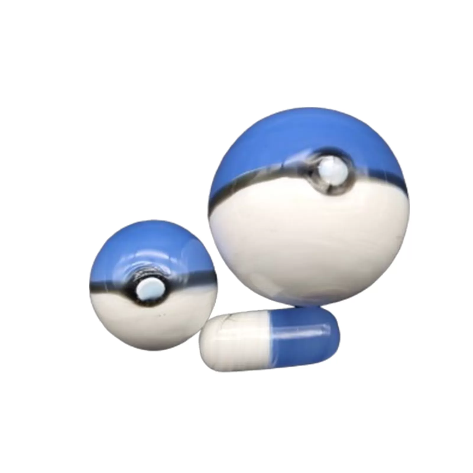 Dual-Colored Poké Ball Marble Set