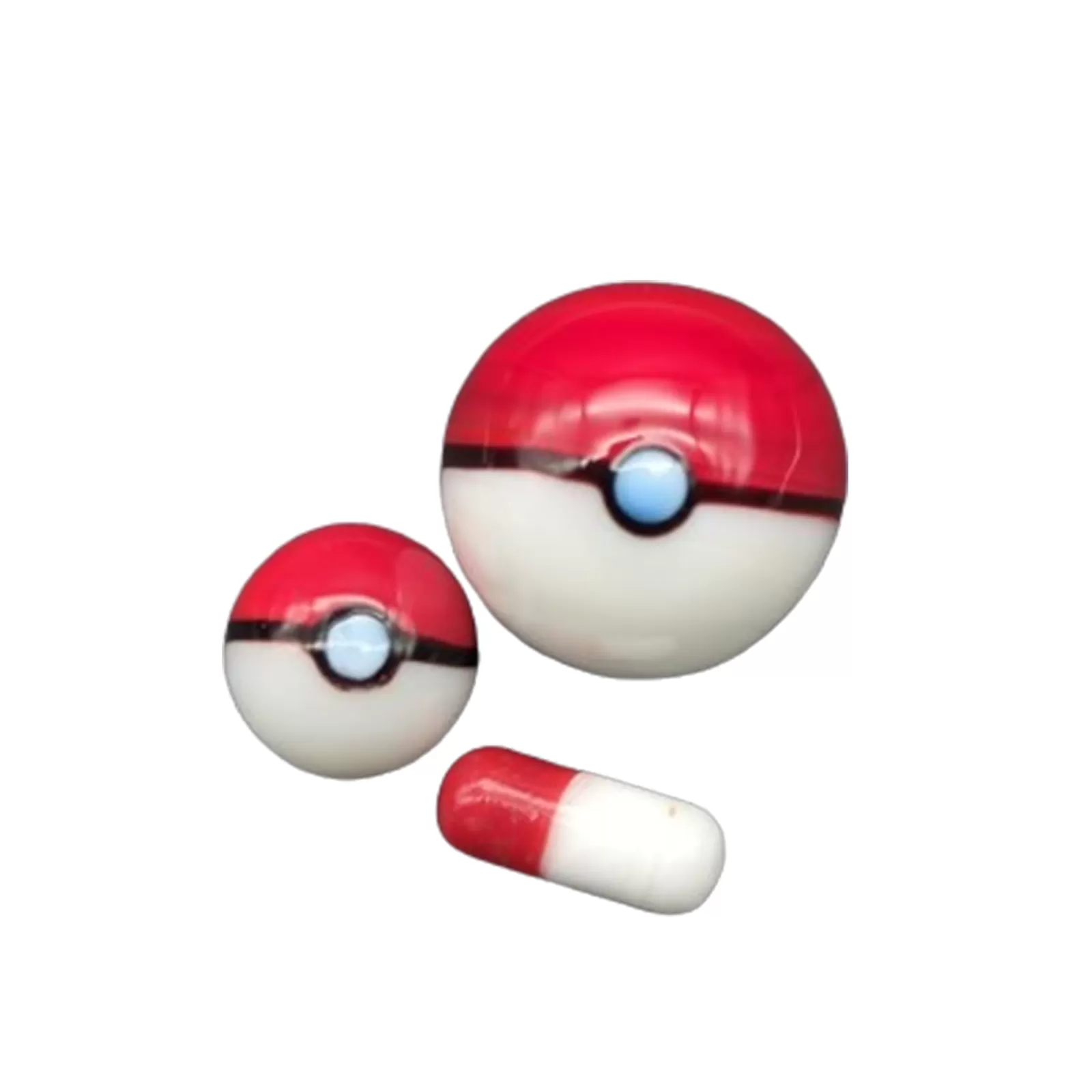 Dual-Colored Poké Ball Marble Set