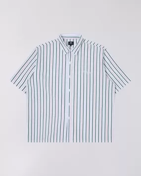 EDWIN TOLEDO shirt SS - WHITE / PINK / GREEN