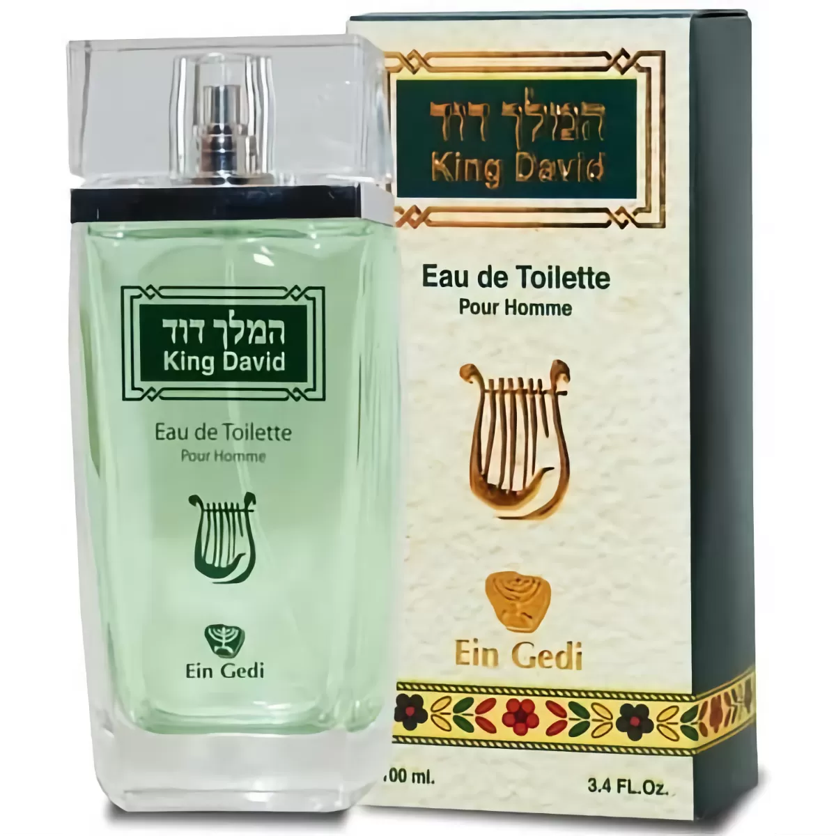 Ein Gedi King David Eau De Toilette for Men - 100 ml / 3.4 fl.oz