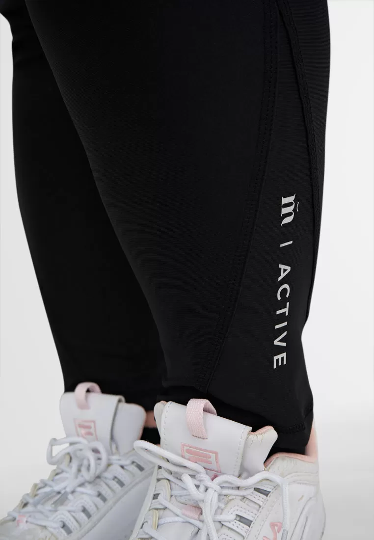 Falcon Functional Active Wear Leggings - Black