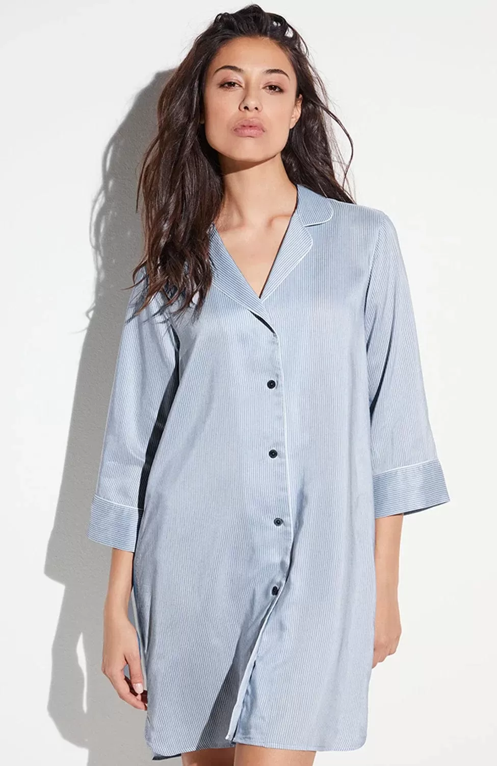 Feminine Stripes Sleepshirt