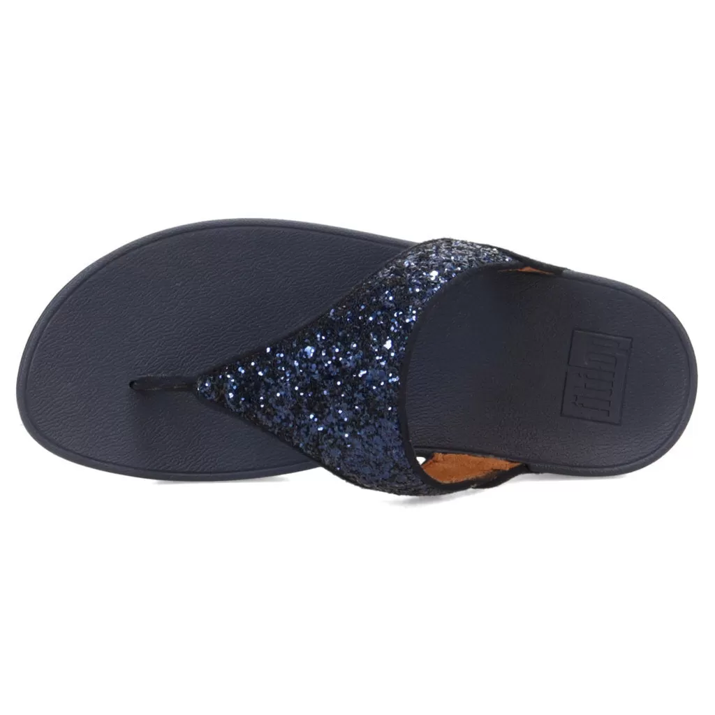 Fitflop Lulu Glitter Synthetic Women's Toe Post Sandals