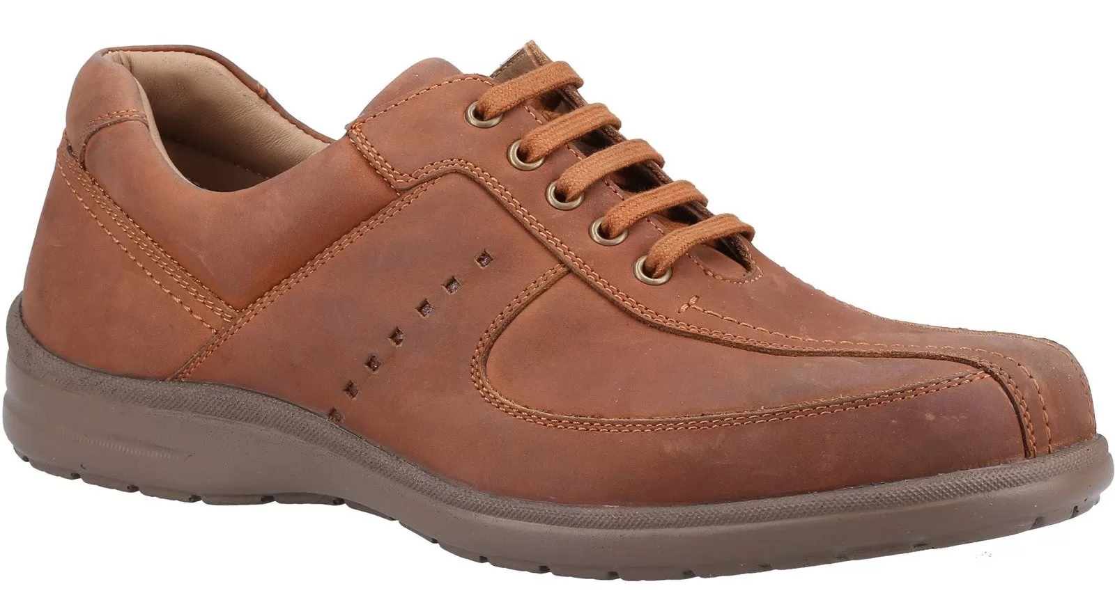 Fleet & Foster Bob Mens Leather Lace Up Casual Shoe