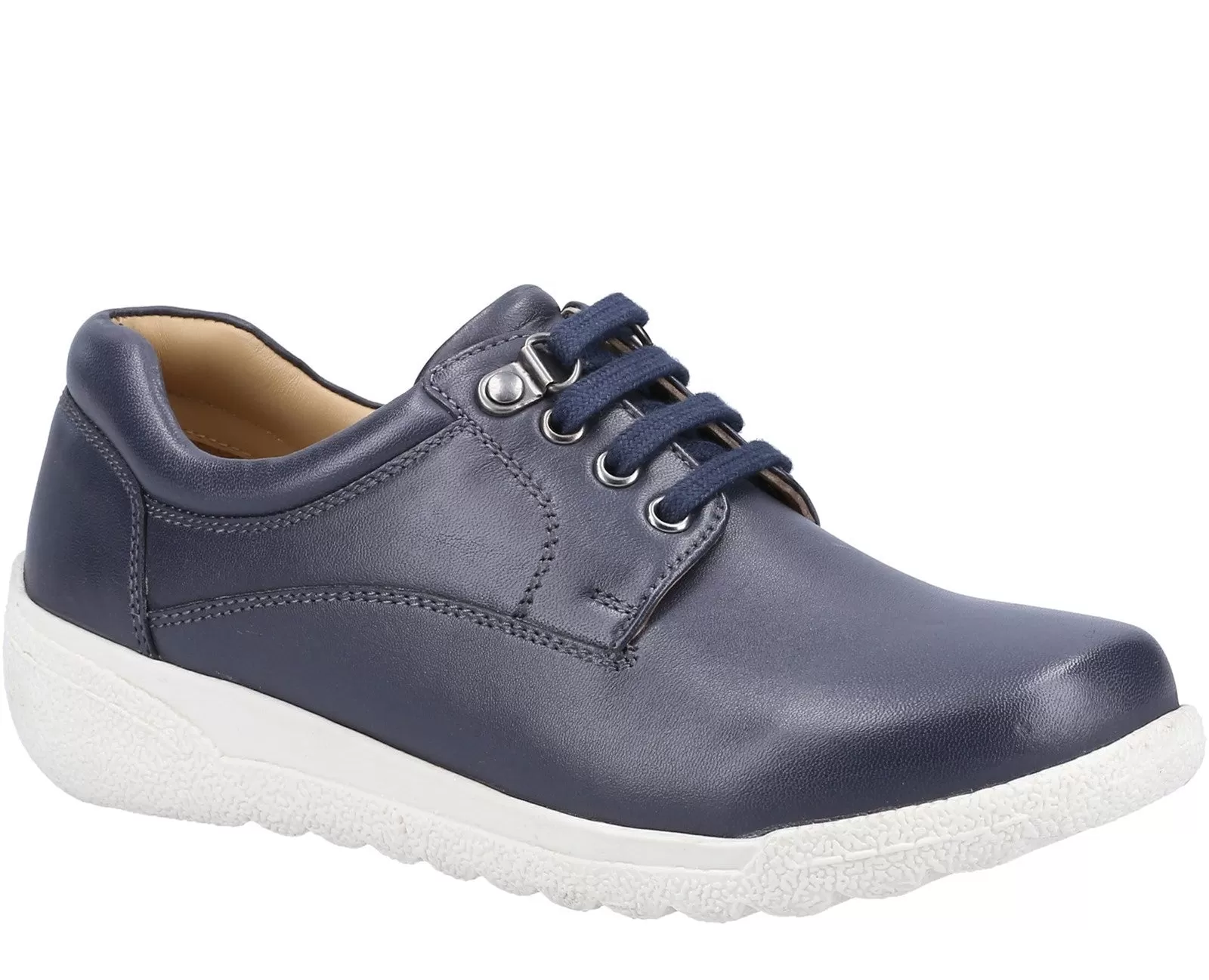 Fleet & Foster Cathy Womens Leather Lace Up Casual Shoe