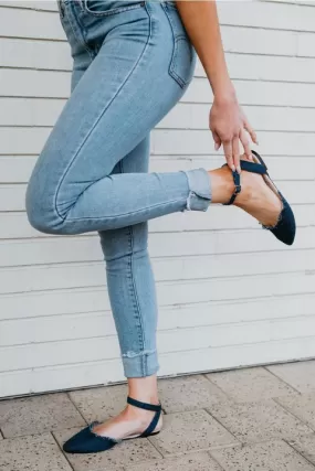 Foldable Flats - Denim Dash