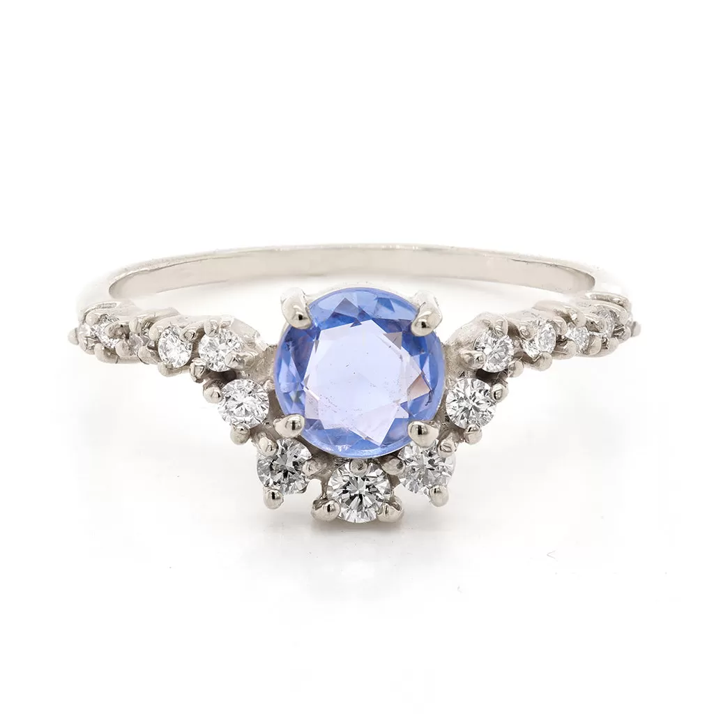 Genevieve | blue sapphire & diamonds