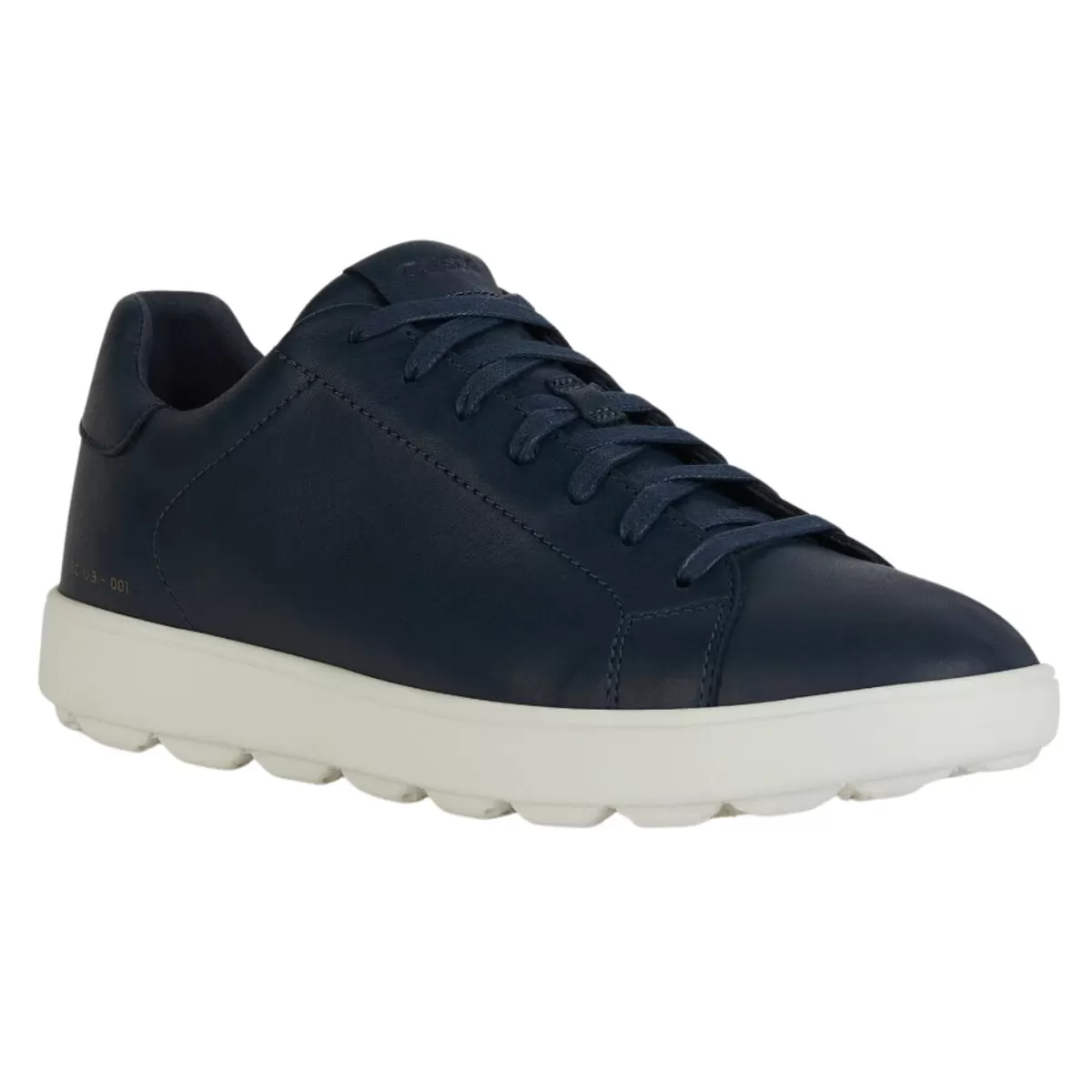 Geox Men's Spherica Ecub-1 Navy/White Leather