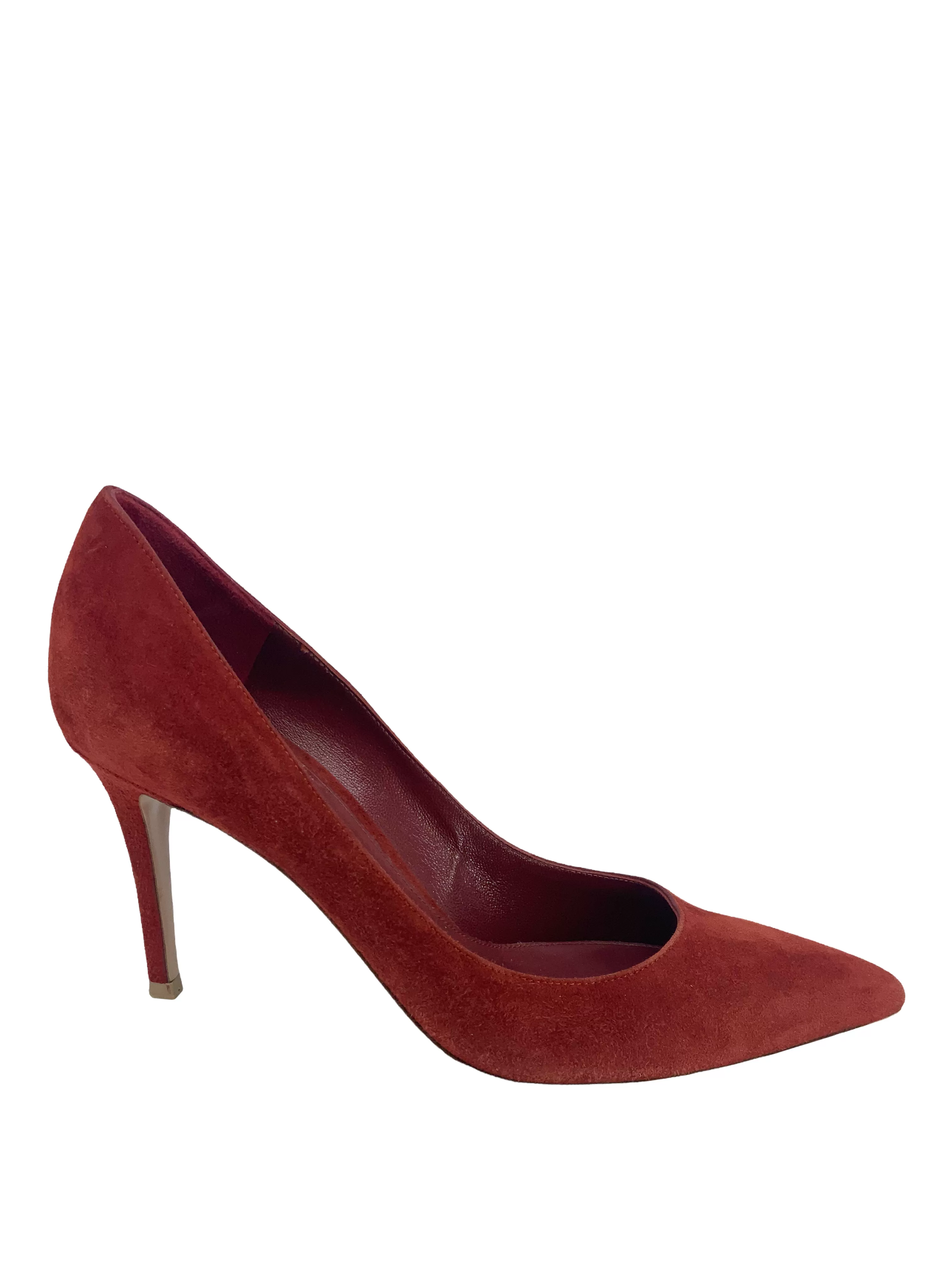 Gianvito Rossi Suede Point Toe Pumps Size 7.5