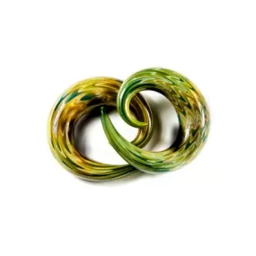 Glass Simple Spiral - Exotic Green