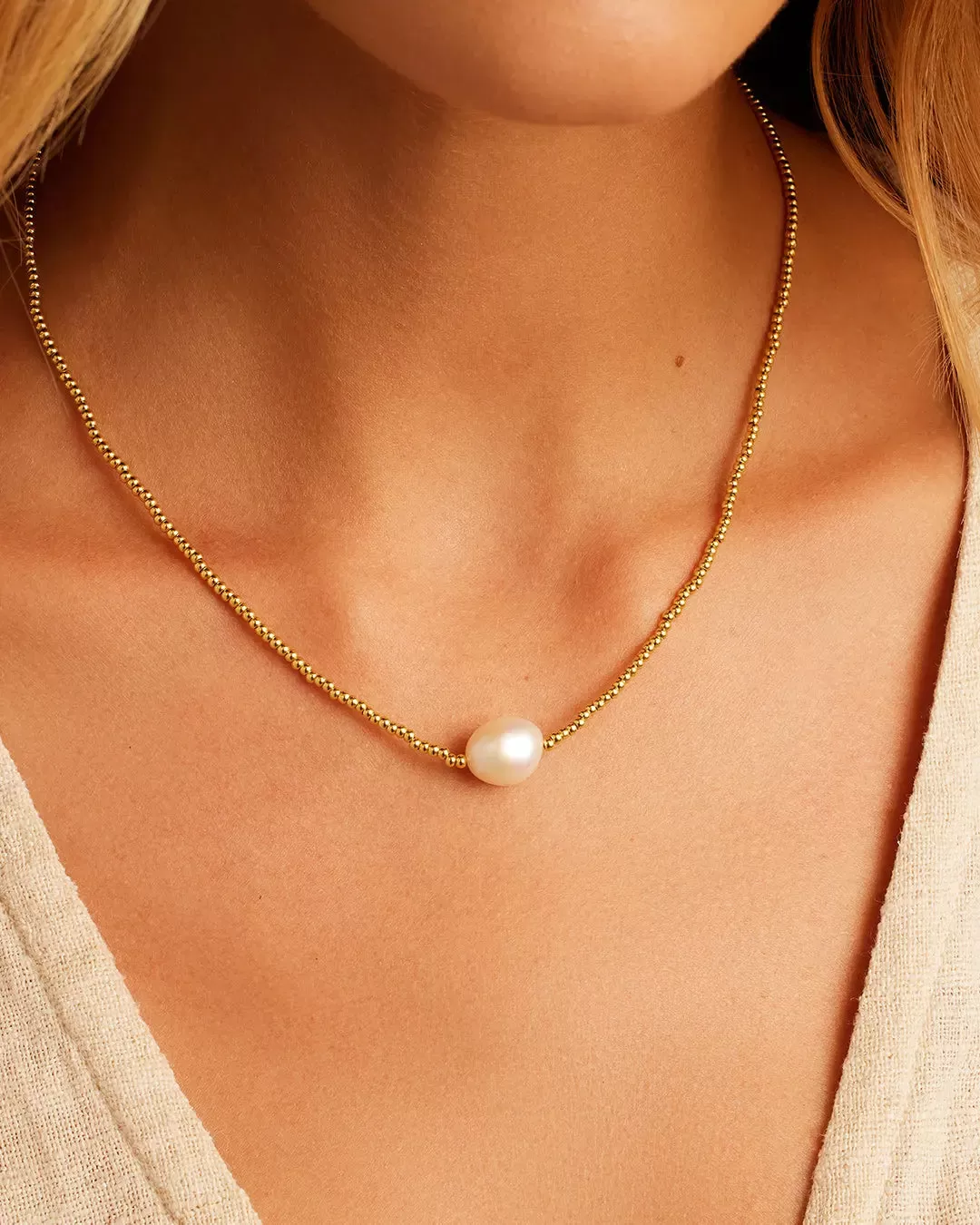 Gorjana ‘Phoebe Pearl Necklace’