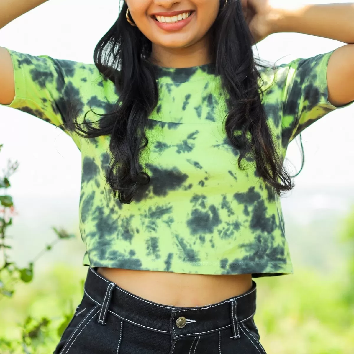 Green Tie-dye