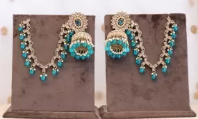 Harleen Polki Earrings With Sahara