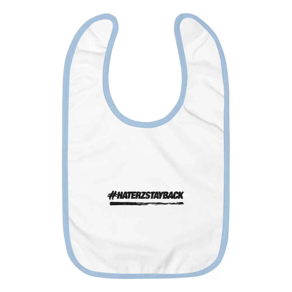 #HaterzStayBack Baby's Bib (Blue)