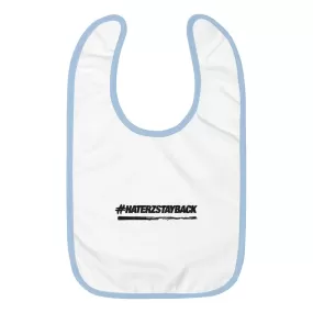 #HaterzStayBack Baby's Bib (Blue)