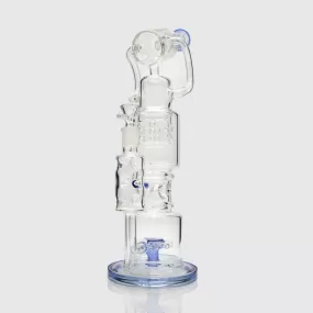 Hubble Periscope Glass Bong - Blue