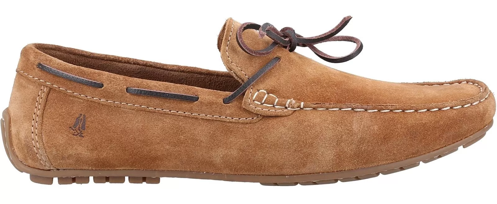 Hush Puppies Reuben Mens Suede Leather Boat Shoe