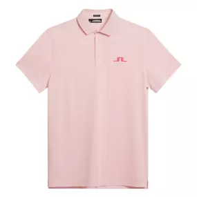 J.Lindeberg Bridge Golf Polo Shirt - Powder Pink