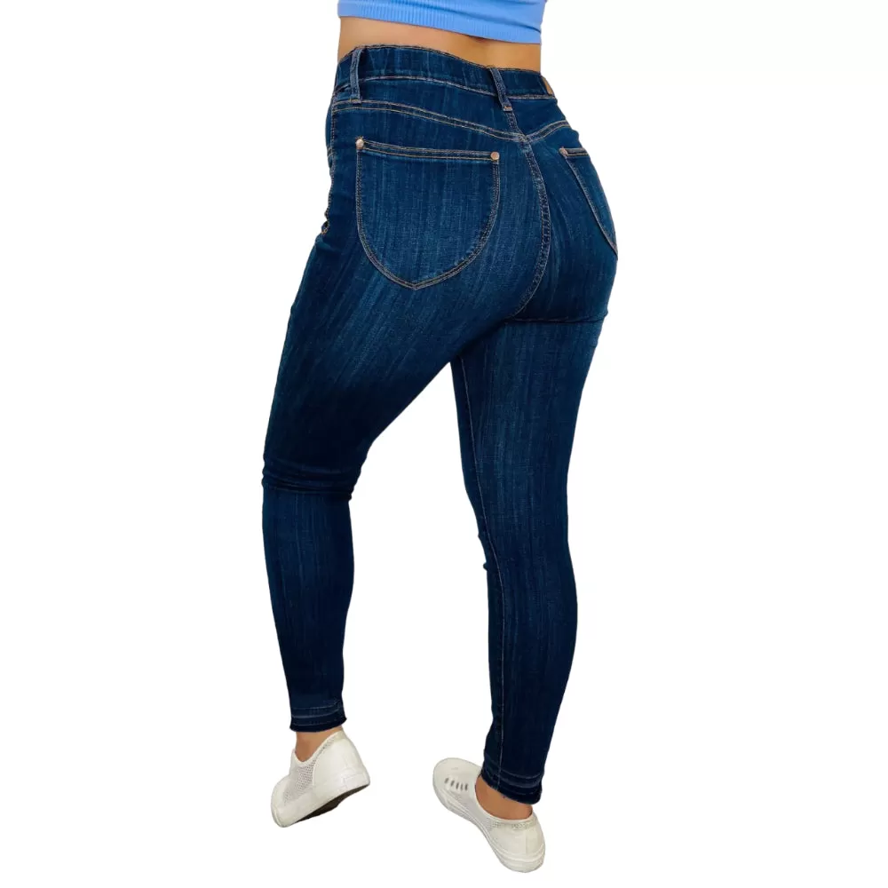 Judy Pull On Slim Denim Jeans