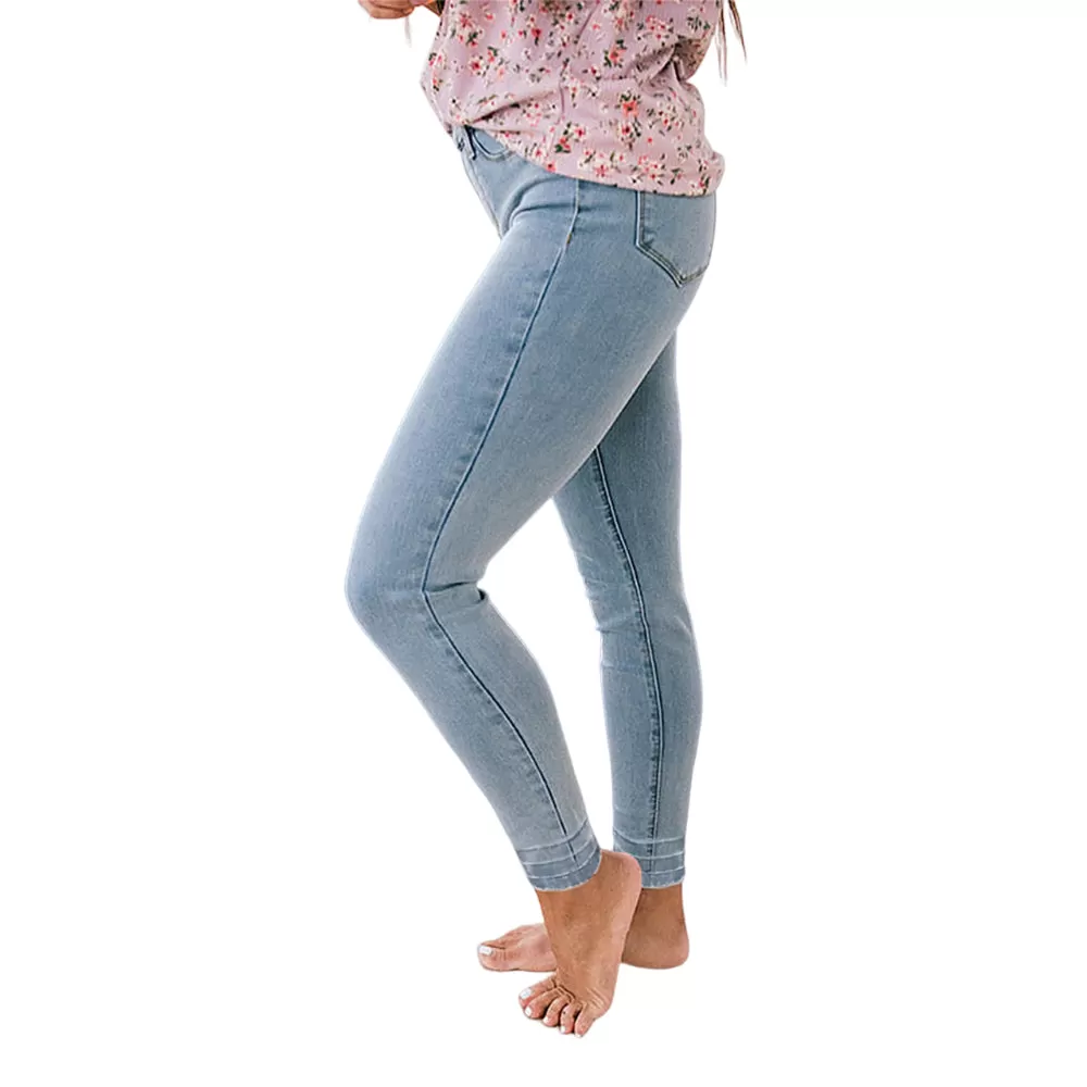 Judy Pull On Slim Denim Jeans