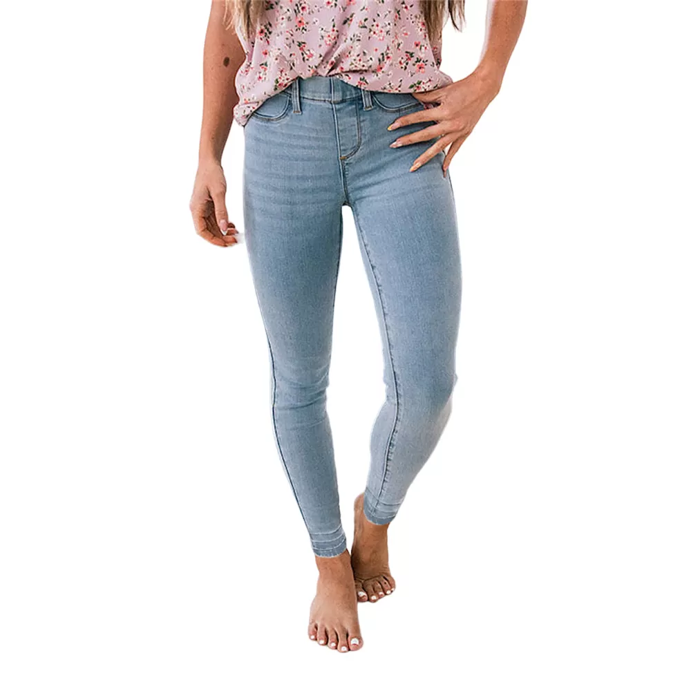 Judy Pull On Slim Denim Jeans