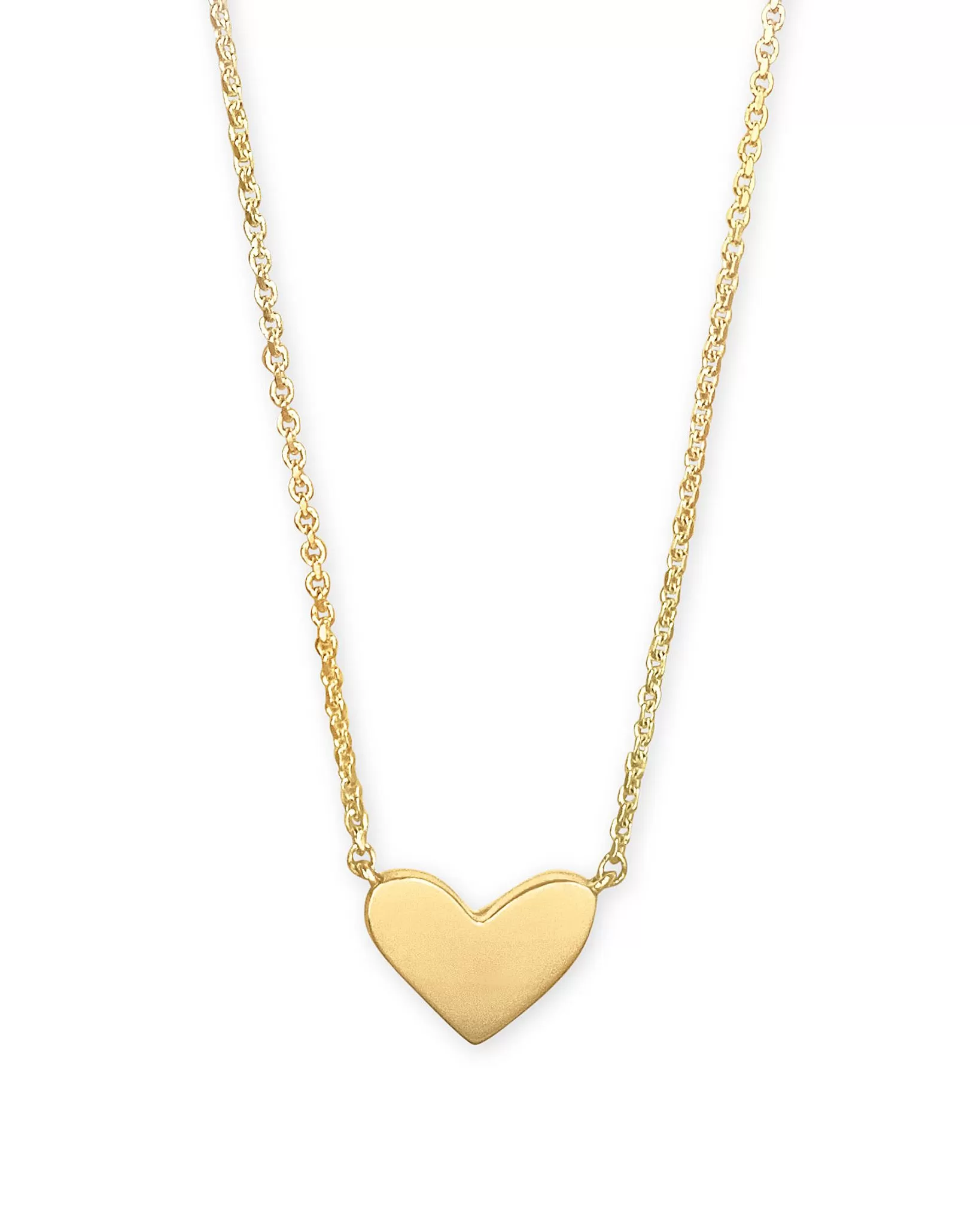 Kendra Scott Ari Heart Pendant Necklace in 18k Gold Vermeil