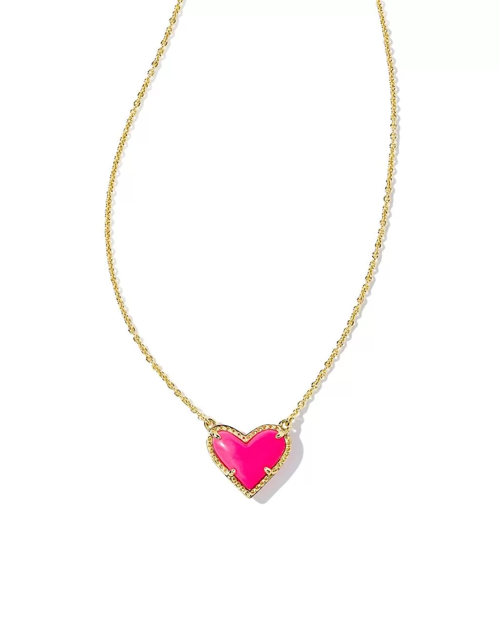 Kendra Scott Ari Neon Heart Short Pendant Necklace