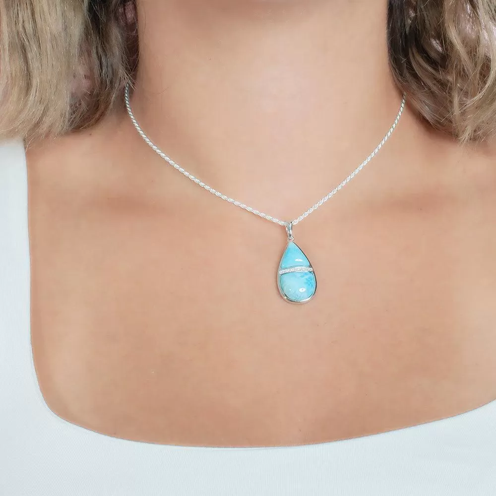 Larimar Bridge Pendant