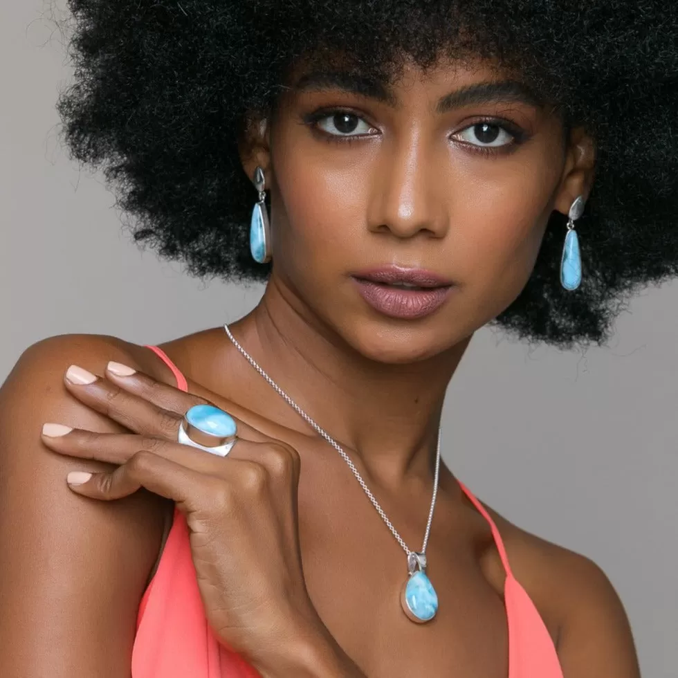 Larimar Statement Ring Emmie