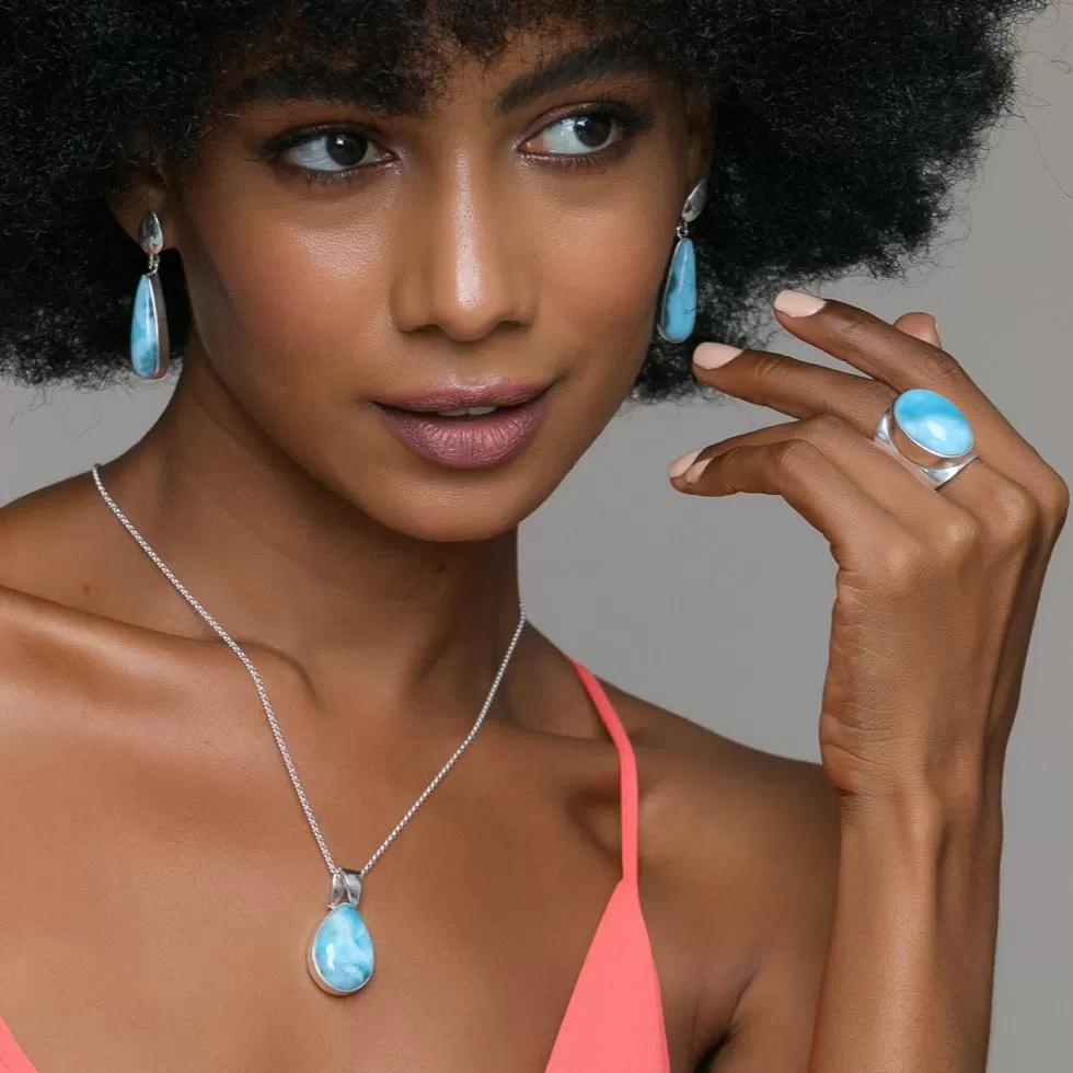 Larimar Statement Ring Emmie