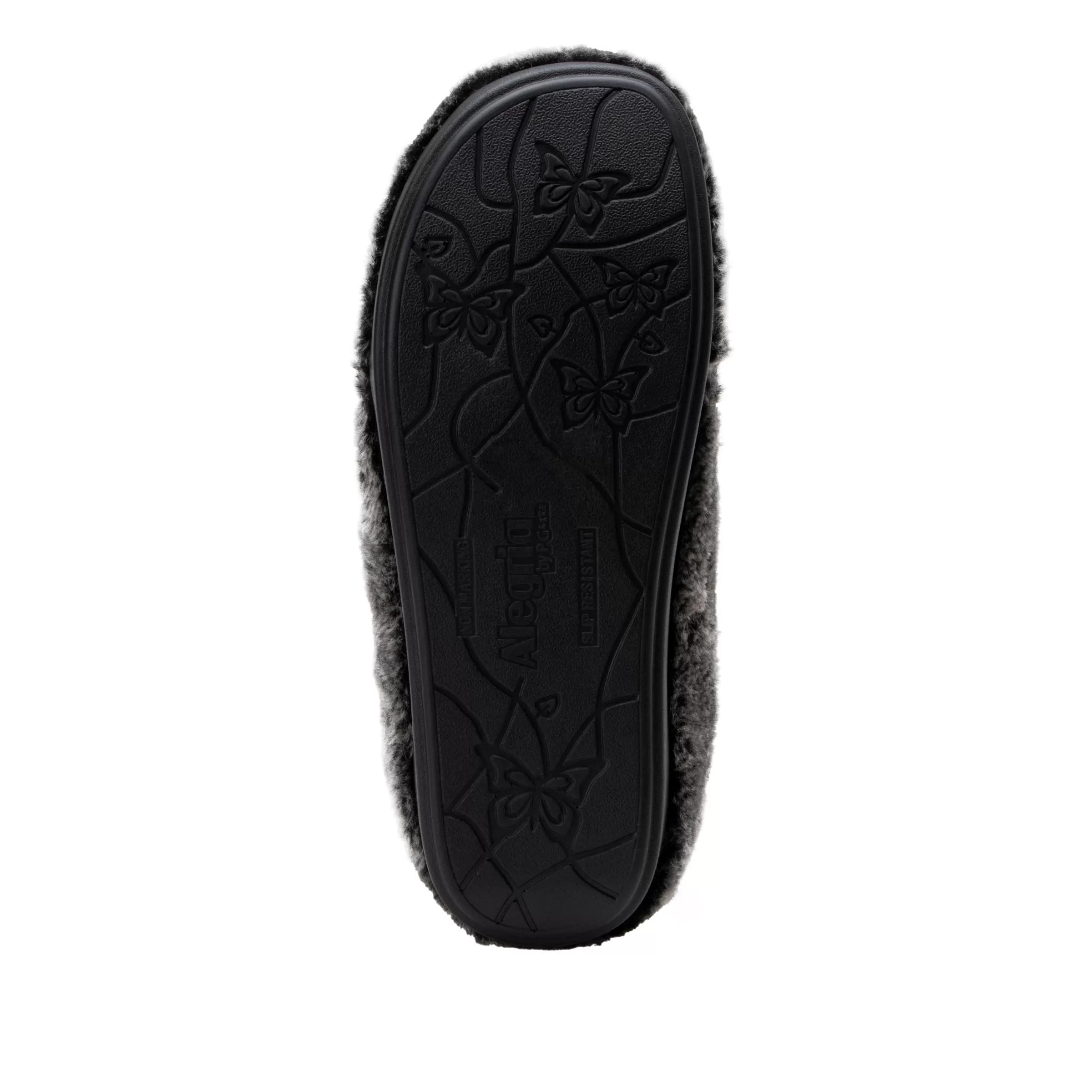 Loungeree Frosty Black Slipper