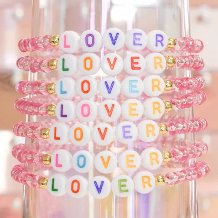 Lover Friendship Bracelet, Light Pink