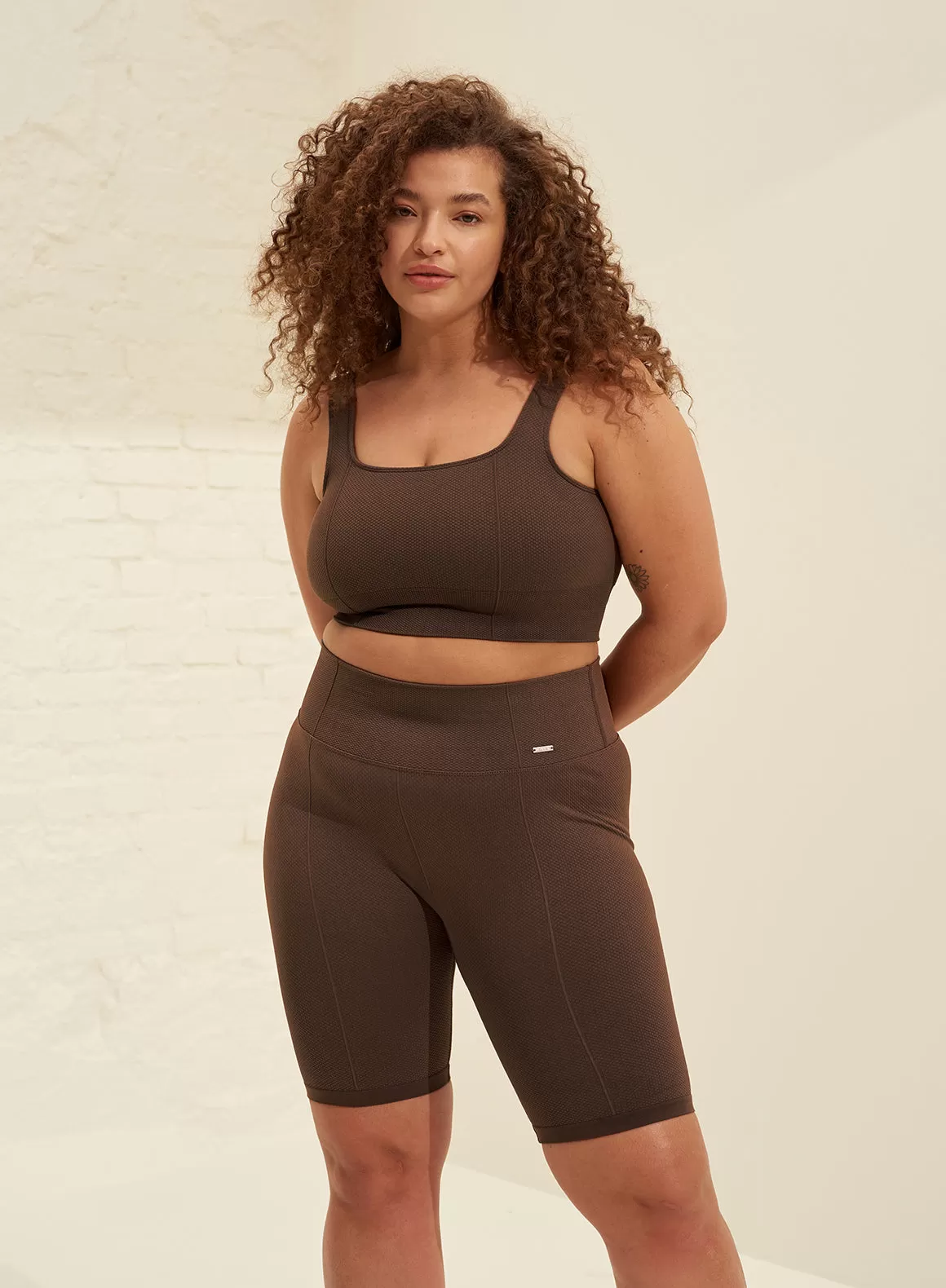 Macchiato Luxe Seamless Biker Shorts