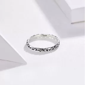 Minimalist 2mm 925 Sterling Silver Band Finger Ring - Charm Jewelry (GX319)